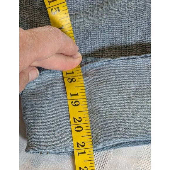 Ladies Faded Glory Embellished Blue Jeans/Capris Size 20W 5 Pockets Vintage - Picture 11 of 11